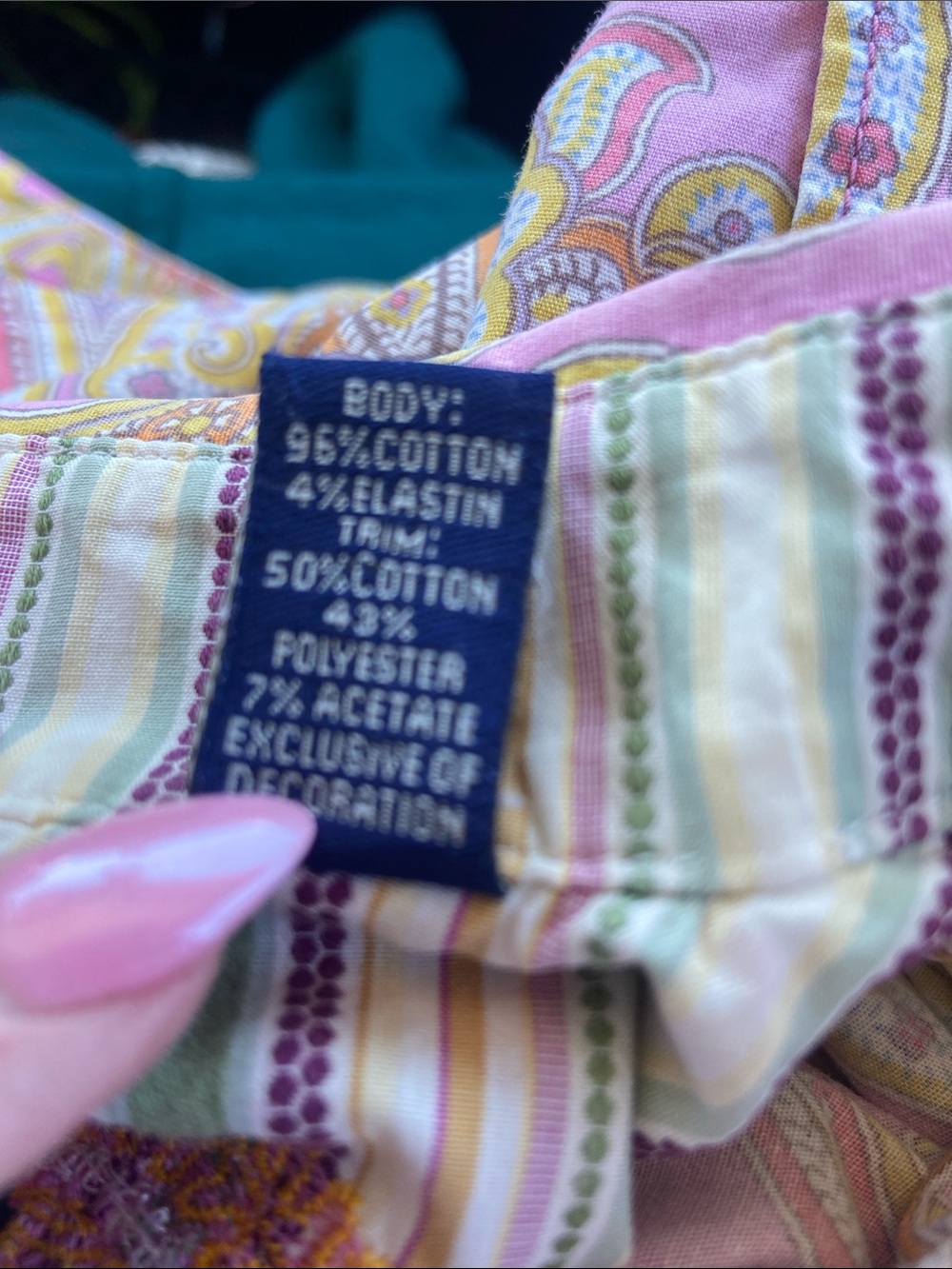 Robert Graham Pink Yellow Paisley Button-Up Shirt - Picture 3 of 5